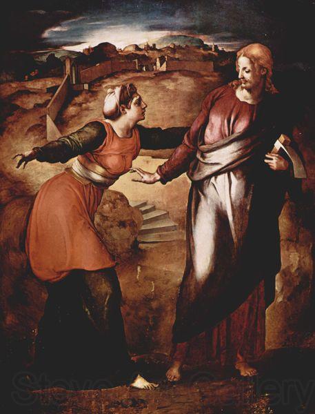 Noli me tangere Jacopo Pontormo Open picture USA Oil Painting Reproductions